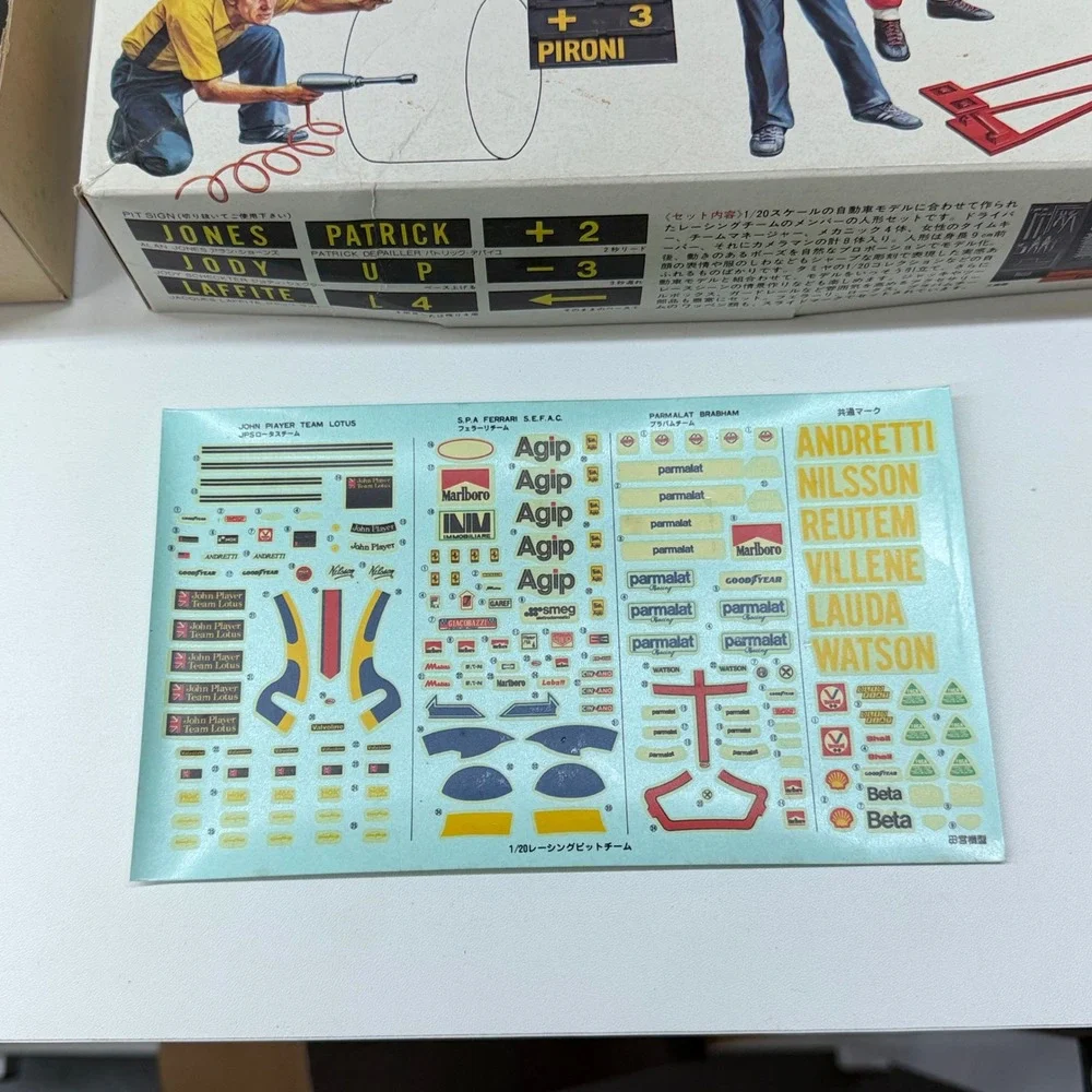 Vintage Tamiya Racing Pit Team 1/20 Grand Prix No.11 Model Kit 2011 Complete!
